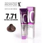 کرم رنگ مو مورفوس شماره 7.71 رنگ قهوه ای دودی طبیعی حجم 100 میلی لیتر
