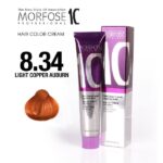 کرم رنگ مو مورفوس شماره 8.34 رنگ قهوه ای مسی روشن حجم 100 میلی لیتر