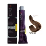 رنگ مو فیدل بلوند عسلی تیره شماره 6.34 حجم 100 میل