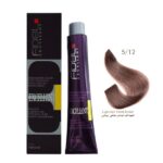 رنگ مو فیدل قهوه‌ای دودی بنفش روشن شماره 5.12 حجم 100 میل