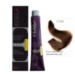 رنگ مو فیدل قهوه‌ای بلوند متوسط طبیعی قوی شماره 7.00 حجم 100 میل
