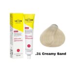 رنگ مو یلو شماره 31. ماسه‌ای خامه‌ای Creamy Sand حجم 100 میل