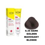 رنگ مو یلو شماره 6.35 بلوند طلایی ماهاگونی تیره DARK GOLDEN MAHOGANY BLONDE حجم 100 میل