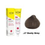 رنگ مو یلو شماره 17. خاکستری غباری Dusty Grey حجم 100 میل