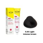 رنگ مو یلو شماره 5.00 قهوه‌ای روشن شدید Light intense brown حجم 100 میل