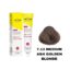 رنگ مو یلو شماره 7.13 بلوند طلایی دودی متوسط MEDIUM ASH GOLDEN BLONDE حجم 100 میل