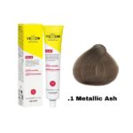 رنگ مو یلو شماره 1. دودی متالیک Metallic Ash حجم 100 میل