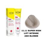 رنگ مو یلو شماره 11.11 بلوند دودی سوپر های لیفت شدید SUPER HIGH LIFT INTENSE ASH BLONDE حجم 100 میل
