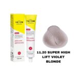 رنگ مو یلو شماره 11.20 بلوند بنفش سوپر های لیفت SUPER HIGH LIFT VIOLET BLONDE حجم 100 میل