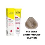 رنگ مو یلو شماره 9.2 بلوند بنفش خیلی روشن VERY LIGHT VIOLET BLONDE حجم 100 میل