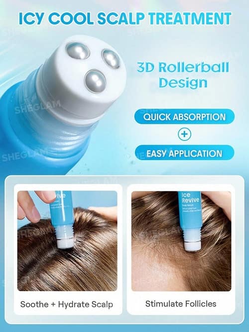 سرم مو شیگلم Sheglam Ice Revive Scalp Serum