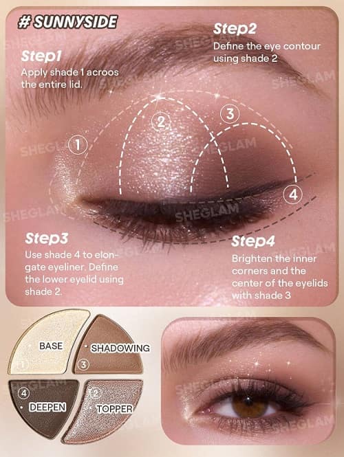 پالت سایه شیگلم SHEGLAM Daydreamer Mini Palette-Sunny Side