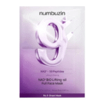 ماسک ورقه ای لیفت و درخشان کننده پوست نامبوزین Numbuzin مدل NAD+ + 50 Peptides