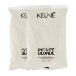 پودر دکلره کئون مدل اینفینیت بلوند 2 ساشه 500 گرمی (Keune Ultimate Blonde Infinite Blonde Powder Decolorant)