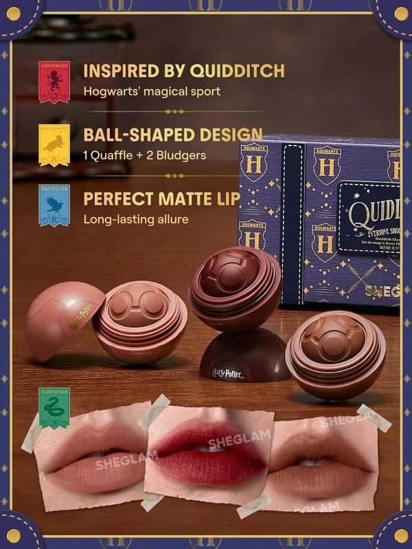 رژ جامد پک کامل آرایشی هری پاتر شیگلم (Harry Potter x SHEGLAM Full Collection Set)