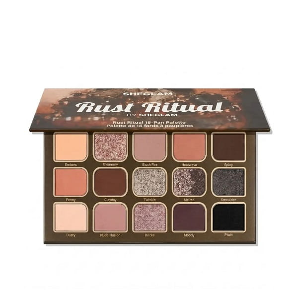 پالت سایه ۱۵ رنگ Rust Ritual شیگلم (SHEGLAM Rust Ritual 15-Pan Palette)