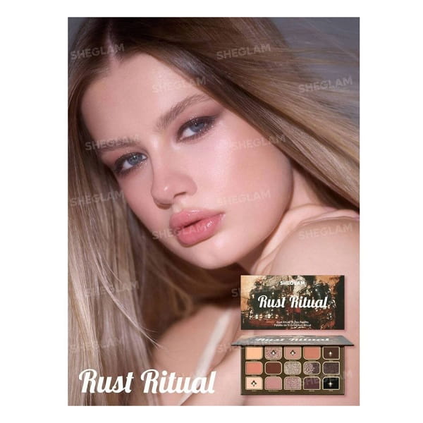 پالت سایه ۱۵ رنگ Rust Ritual شیگلم (SHEGLAM Rust Ritual 15-Pan Palette)